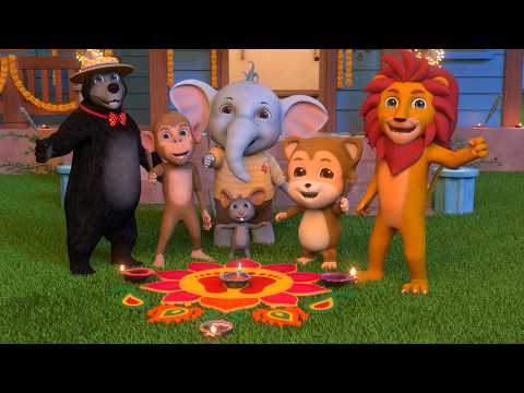Happy Diwali 🪔 | दीपावली गीत | Popular Hindi Rhymes - Zappy Zoo
