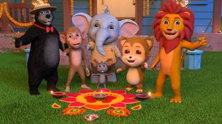 Happy Diwali 🪔 | Diwali Song | Popular Hindi Rhymes - Zappy Zoo
