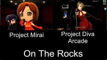 Project Mirai On The Rocks PV Comparison 3DS Arcade