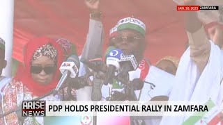 PDP HOLDS PRESIDENTIAL RALLY IN ZAMFARA