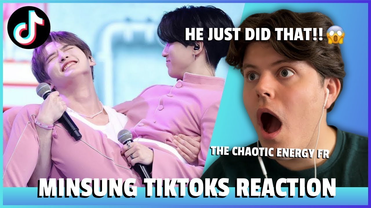 Reacting to MINSUNG TIKTOKS! (MINHO & JISUNG FROM STRAY KIDS)