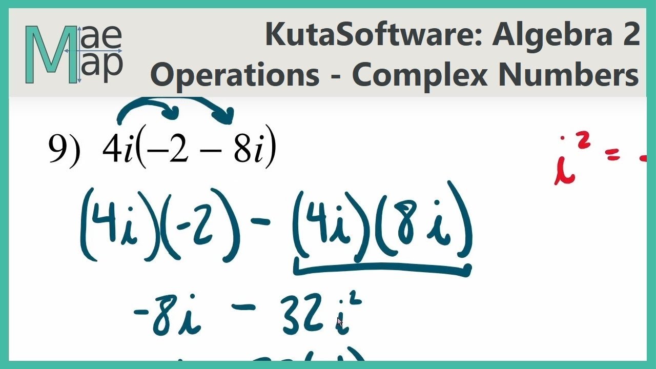 kutasoftware-algebra-2-operations-with-complex-numbers-youtube