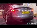 Model s 2022 tail light upgrade demo  tesla model s  evoffer