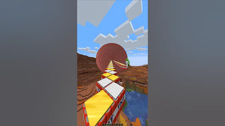 TNT RUN Dream (Crazy End) 67% 😰 #minecraft #funny