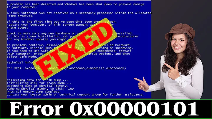 [SOLVED] How to Fix Error 0x00000101 Code Problem Issue