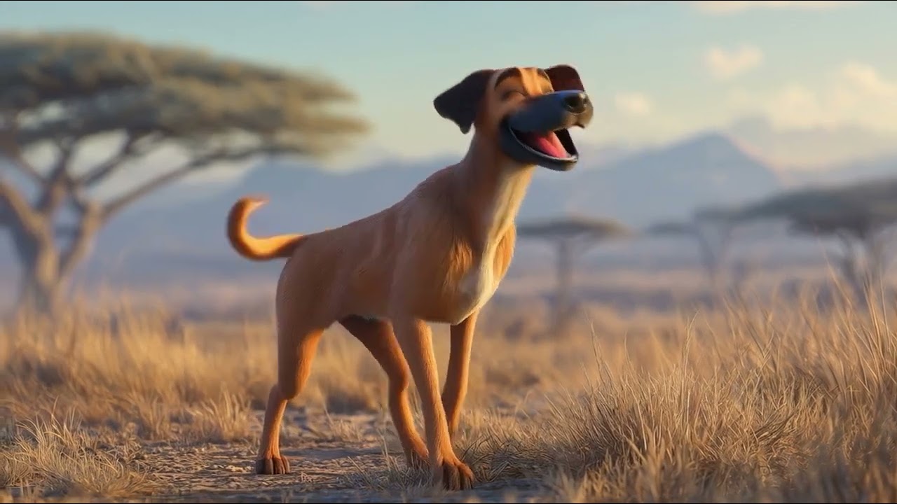 🎵 Rhodesian Ridgeback, Sun Stripe Hero! 🐾🌞children's song