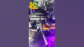 CNC208  2 colors servo motor automatic LED UV screen printing machine