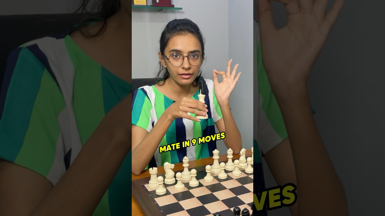 Checkmate in 9 moves | Chess trap for beginners 