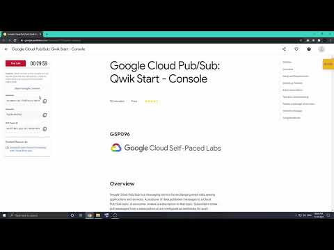 Google Cloud PUB/SUB:Qwik Start Console | Google Cloud Platform | Google Cloud Ready Facilitator GCP