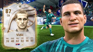 The BEST CHOICE?! 👀 87 Icon Vidic! FC 26 Player Review screenshot 2