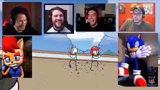 Gamers React to Diversion Dance! (Henry Stickmin: Completing The Mission)