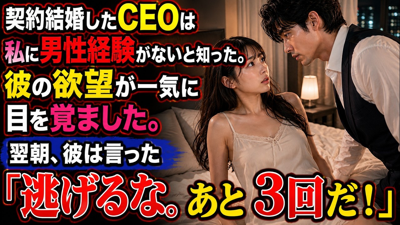 「これはただの契約結婚」そう言い聞かせていた私――すべてを知ったCEOがその夜優しく触れた瞬間、もう後戻りできなくなった