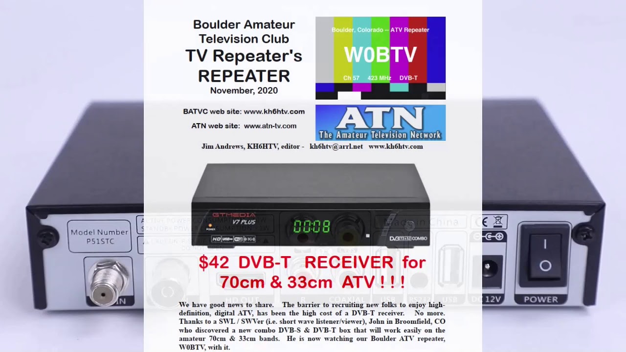 GT Media V7PLUS HD FTA Receptor satelital Free to Air DVB-S2 / T2  Decodificador de satélite de TV Digital Galaxy 19 Integrado con Antena WiFi  USB Full