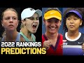 Rankings PREDICTIONS WTA Tennis Players in 2022 | Tennis News