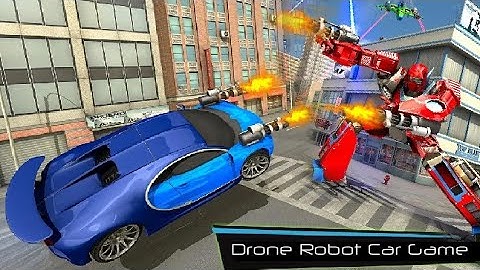Drone Robot Car Game - Robot Transforming Games | Android Gameplay
