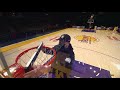 Lakers complain that the rim is bent bs trailblazers game delay