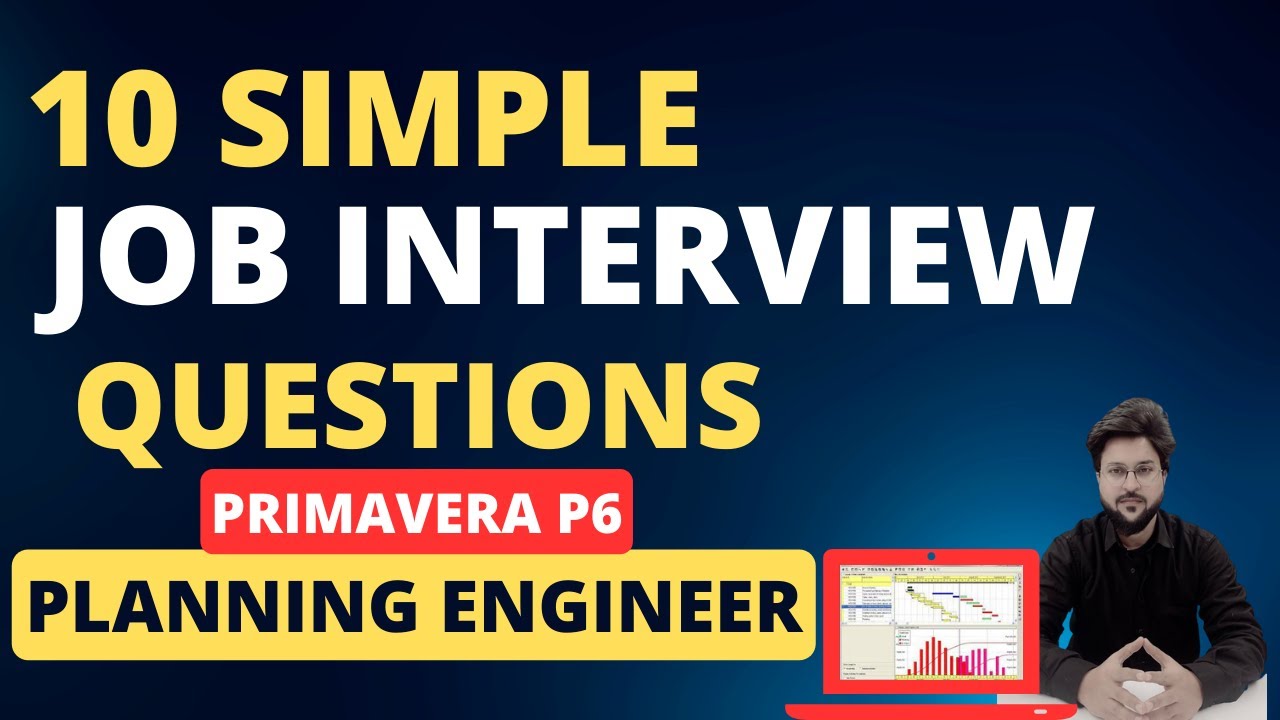 Project Planning Engineer Job Interview Preparation Session 