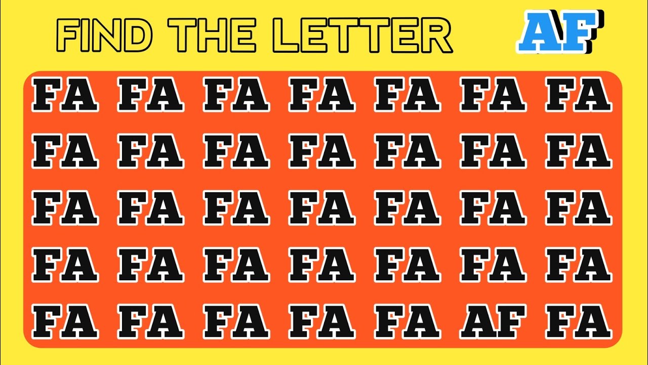 TEST YOUR OBSERVATION SKILLS | FIND THE ODD ONE OUT | NUMBER AND LETTER ...