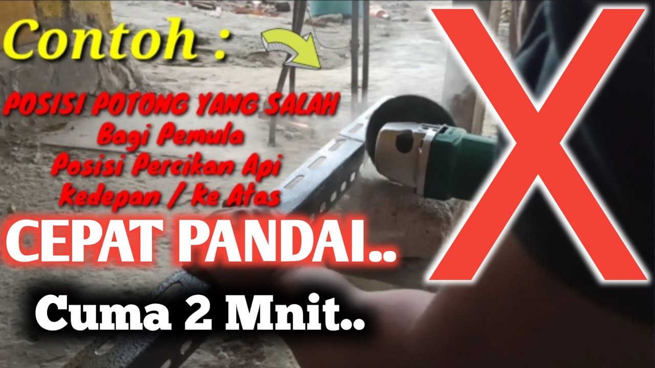 Cara Benar Potong Besi Siku Yang Benar YouTube Cara Benar Potong Besi Siku Yang Benar YouTube