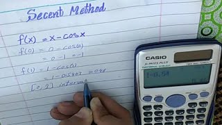 Secant Method || Secant Method in Hindi || Numerical Methods