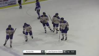 Laker Goals Lake Superior State 7 Alabama Huntsville 2 Lake Superior
