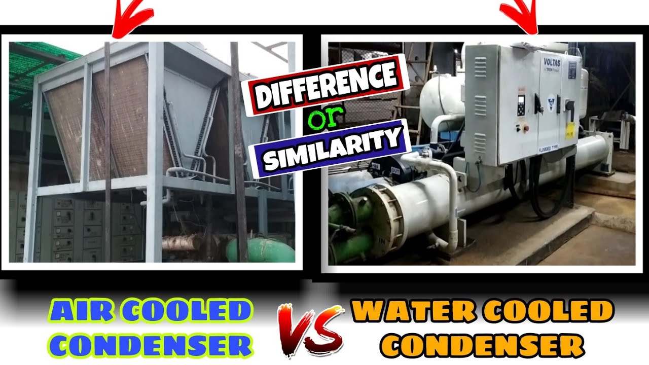 AIR COOLED CONDENSER VS WATER COOLED CONDENSER YouTube