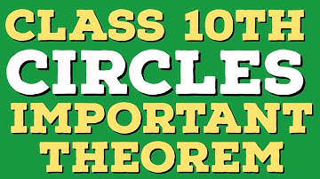 Class 10 Theorem 10.2 Circles Length of Tangents drawn from an external point to a circle are Equal