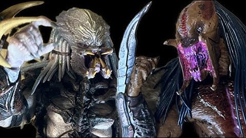【Stop Motion】FERAL PREDATOR VS ALPHA PREDATOR　COMPLETE【NECA】
