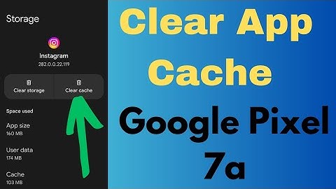 How to Clear App Cache in Google Pixel 7a | Clear App Data | #shorts #pixel7a