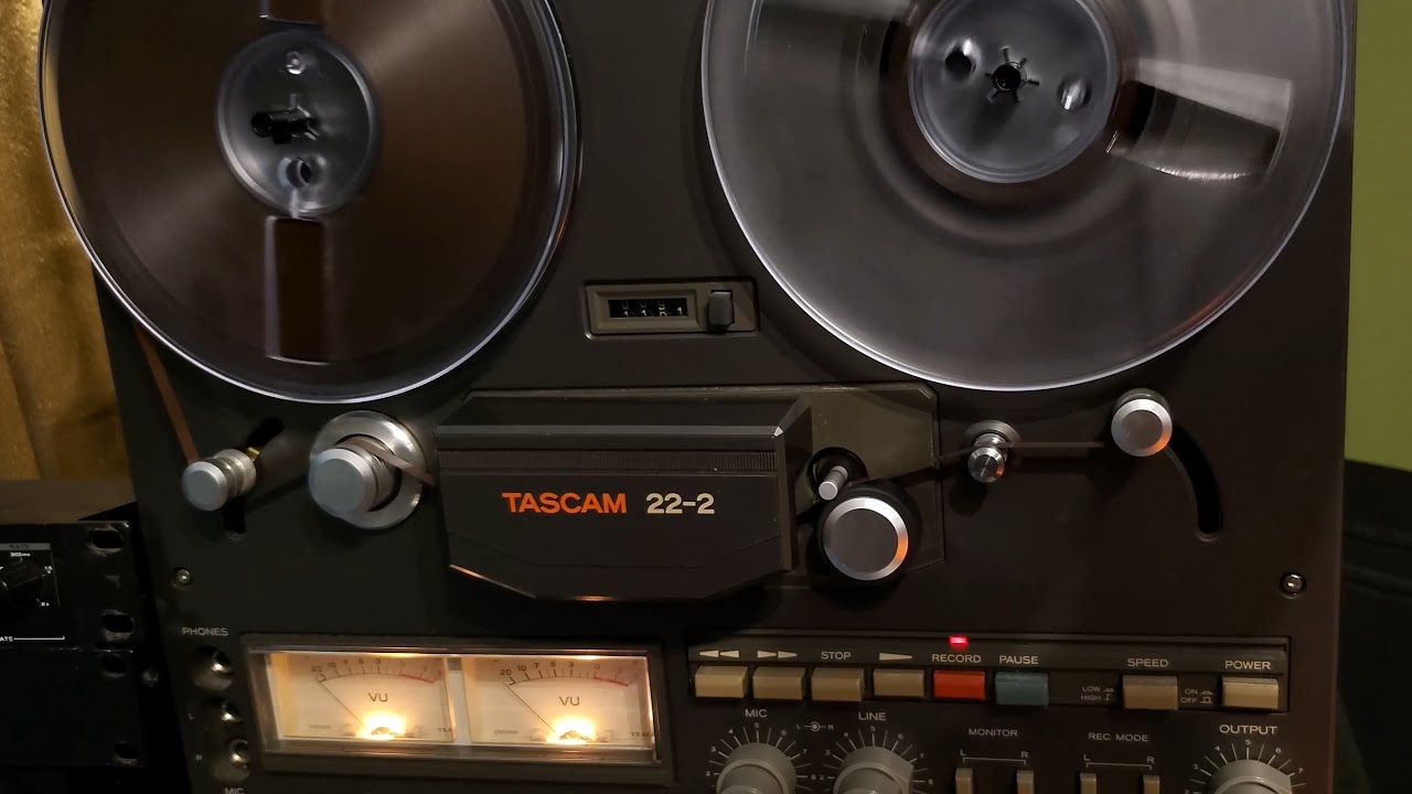 Analog Studio Mastering: TASCAM 22-2 Reel to Reel 