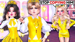 I Copied RICH GIRL'S BOYFRIEND in Dress to Impress! *SHE GOT MAD!*