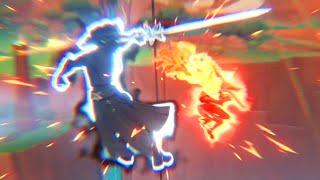 the most insane cutscene animation in genshin *so far* (Genshin Impact)