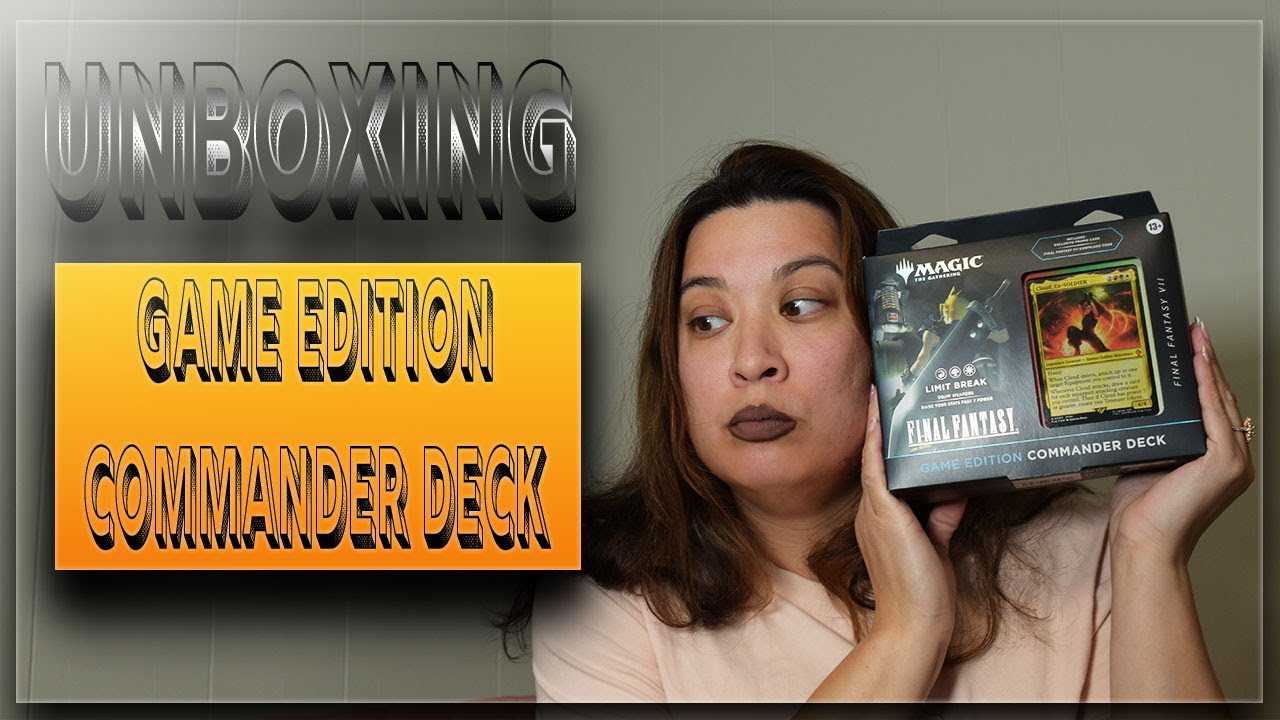 Unboxing the Final Fantasy MTG Game Edition Commander Deck & Chocobo Bundle