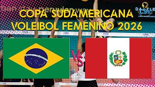 🇧🇷 Brazil vs. Peru 🇵🇪 2026 Women's South American Volleyball Championship