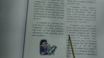 Std-4 | English | 23.Computers | for reading purpose |