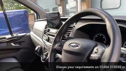 Ford transit custom reverse camera integration into factory screen sync 3 - Phace Installations