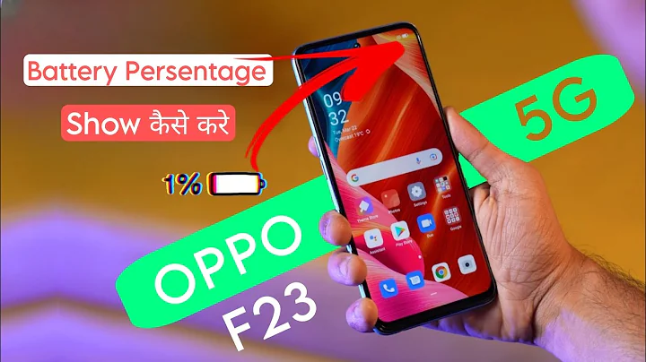 OPPO F23 5g Battery Percentage Show | OPPO F23 me Battery Icon Show Kaise Kare