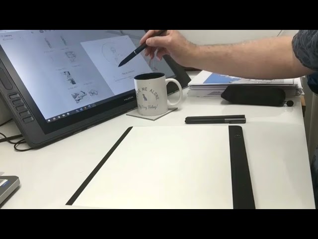 Wacom SketchPad Pro Artist Demonstration Via Drawing of Broughty Ferry -  YouTube