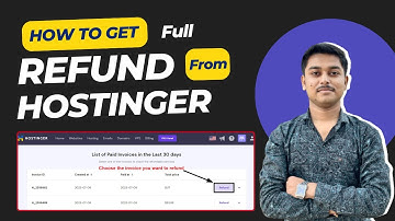 How To Get Refund From Hostinger 2025 🔥| Return Hostinger Hosting And Domain