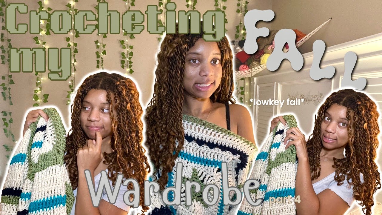 Crocheting My Fall Wardrobe Pt.4 🍂 (star sweater + getting monetized!)