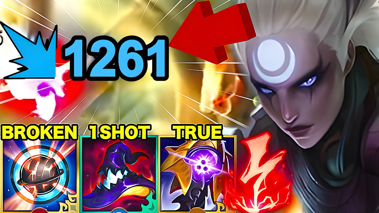 Wild Rift China Diana Jungle - 20KILL One Shot Carry Build Runes - New Electrocute Diana