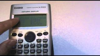 Resultados en fracciones o decimales calculadora Casio fx-570 ES