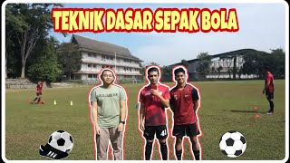 TEKNIK DASAR SEPAK BOLA || DRIBBLING | PASSING | CONTROL | SHOOTING | HEADING | THROW IN screenshot 1