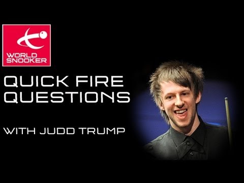 Judd Trump Quick Fire Questions - YouTube