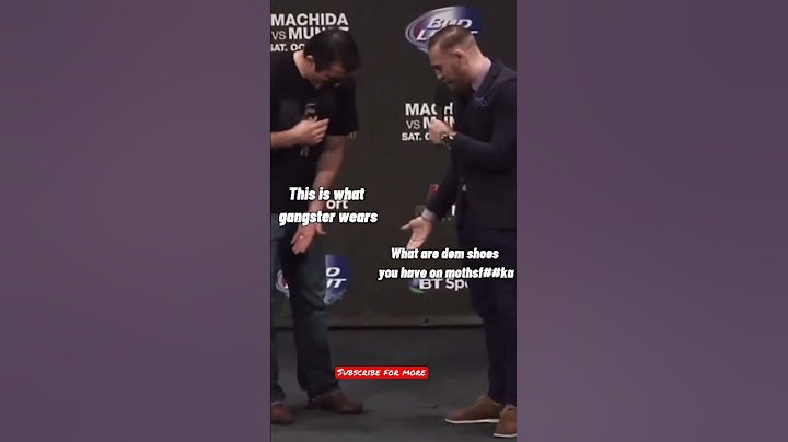 Conor Mcgregor & Chael Sonnen are two Of The Best Shit Talkers In Combat Sports