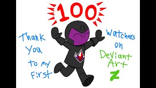 100 Watchers on DeviantArt