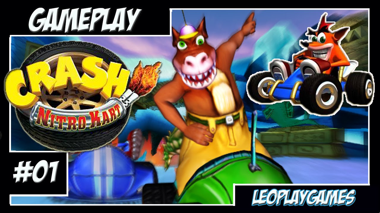 Crash Nitro Kart GamePlay 1 PTBR "Nostalgia pura e o problema com