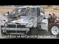 2004-2006 Scion xA NHTSA MDB Side Crash Test