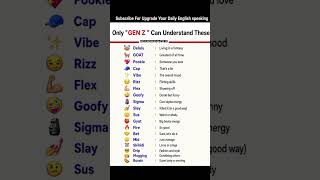 Only Gen Z Can Understand 😎 | Slang & Hidden Meaning Explained 🔥