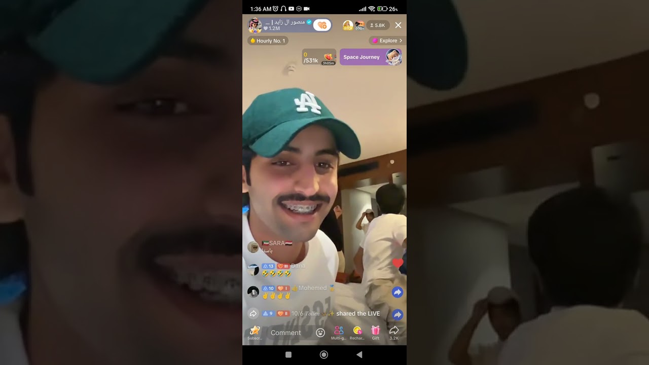 منصور ال زايد ومطعم الفندق 🤣🤣🤣😭 بث اليوم الجزء الثاني 13/8/2024 #منصور_ال_زايد